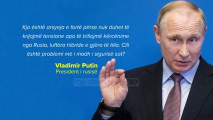 Putin: Boll më me shpikje. Terrorizmi, problemi real - Top Channel Albania - News - Lajme