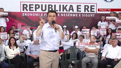 Basha pritet në Shkodër me protestë për Topallin