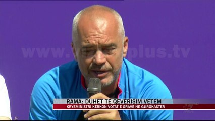 Rama: Duhet të qeverisim vetëm - News, Lajme - Vizion Plus