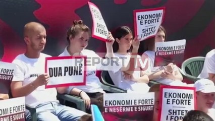 Report TV - Basha sulmon LSI nga Pogradeci: Votat për LSI janë vota në gjol