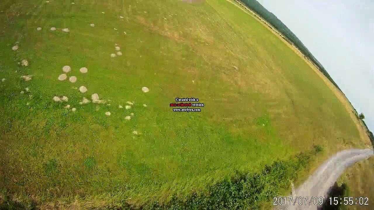 Petit vol du dimanche a Famenne en Vortex 285 fpv par Eric
