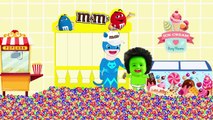 Baby Hulk Rainbow M&M's Challenge with Fidget Spinners! Bad Baby Hulk vs Fidget Spinners! , Cartoons movies animated 2017 & 2018