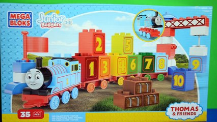 Thomas And Friends Learning Numbers with Mega Bloks playset Crane Thomas The Train