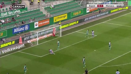 Guido Carrillo Goal HD - Rapid Vienna 0 - 2 AS Monaco  - 09.07.2017 (Full Replay)