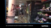 G20 à Hambourg : un supermarché saccagé en marge du sommet (vidéo)