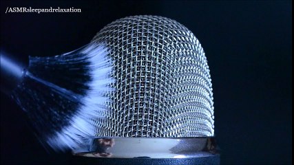 Microphone Brushing with A Stippling Brush ASMR