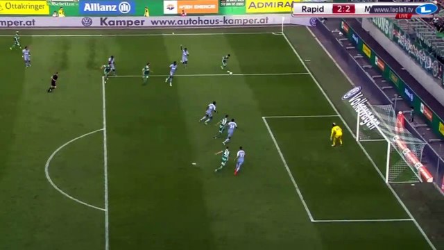 2-2 Manuel Thurnwald Goal International Club Friendly - 09/07.2017 Rapid Wien 2-2 AS Monaco