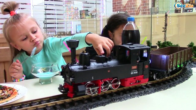 Влог Едим Мороженое Железная Дорога Поезд Мороженого Видео для детей Ice Cream for Kids