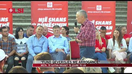 Meta: Fund qeverisjes me arrogancë - News, Lajme - Vizion Plus