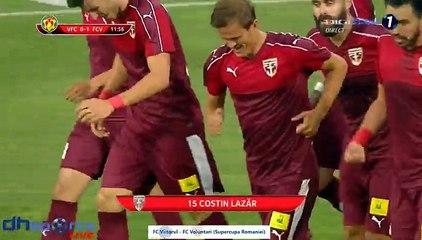 Costin Lazar GOAL HD - FC Viitorul 0-1 Voluntari 09.07.2017