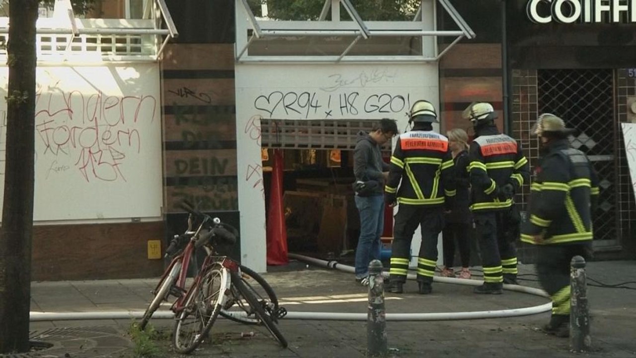 Trois nuits de heurts à Hambourg