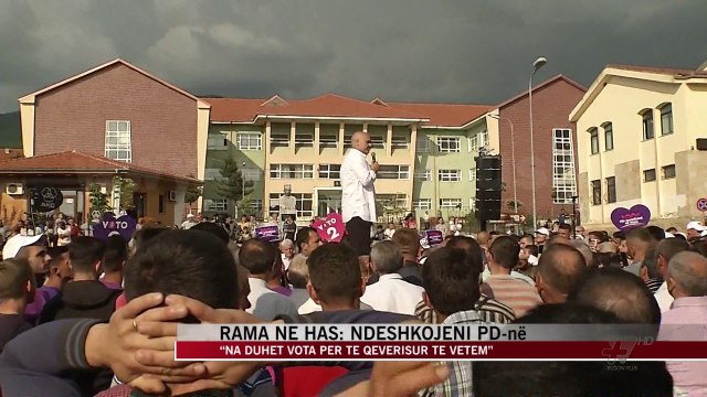 Rama: Na jepni votën të pastrojmë drejtësinë e të rrisim punësimin - News, Lajme - Vizion Plus