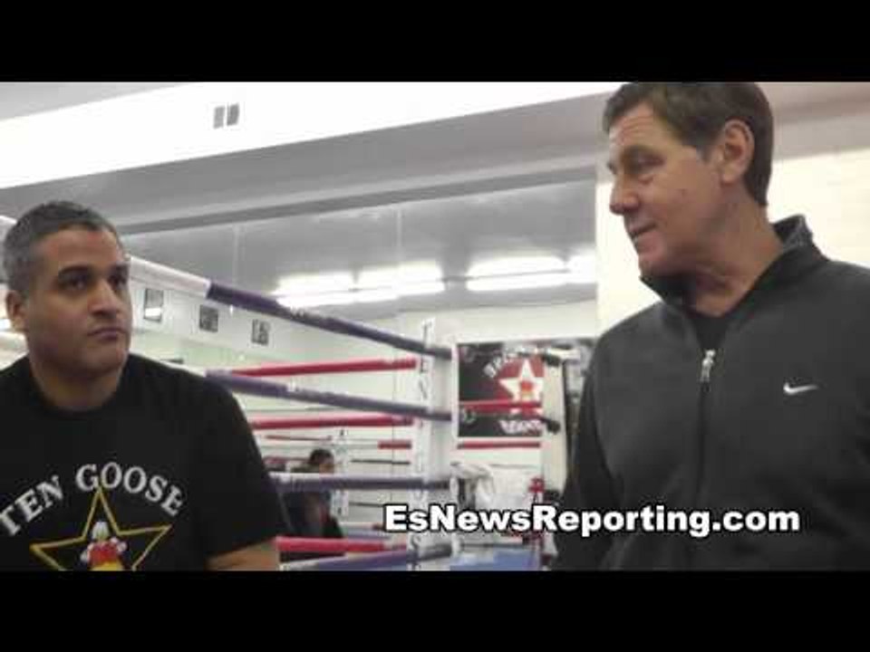 corrales vs castillo talking to joe goossen - EsNews Boxing