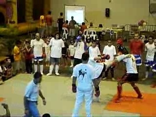 Demo kick boxing pour "Marmail Land"