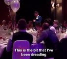 This lad's inner conscience spoke to him during his wedding speech... this is brilliant