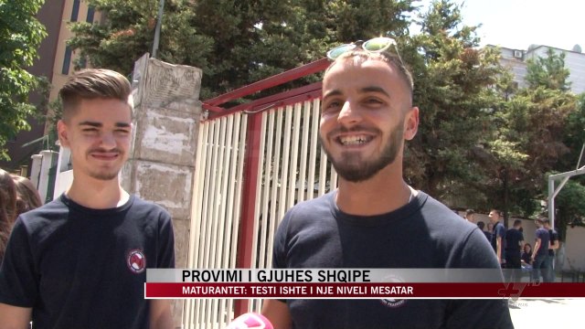 Provimi i Gjuhës Shqipe | Testi ishte i një niveli mesatar - News, Lajme - Vizion Plus