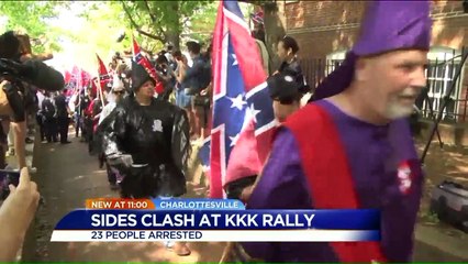 Counterprotesters Outnumber KKK at its Own Rally in Virginia