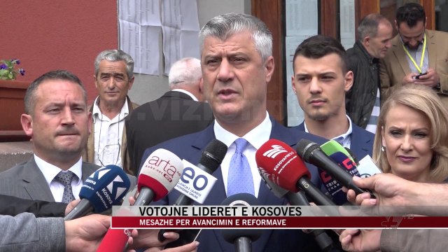 Thaçi: Zgjedhjet të rëndësishme - News, Lajme - Vizion Plus