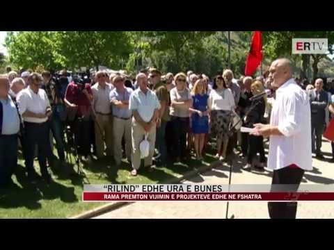 Rama në Bunë, premton vijimin e projekteve edhe në fshatra - News, Lajme - Vizion Plus