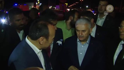 Başbakan Yıldırım, Kırıkkale Dönüşü Dinlenme Tesislerinde Vatandaşlarla Biraraya Geldi