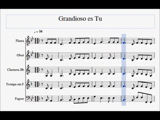 52 HCC Grandioso és tu! (versão madeiras)