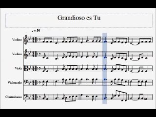52 HCC Grandioso és tu! (versão madeiras, cordas em Si Bemol e Do Maior)