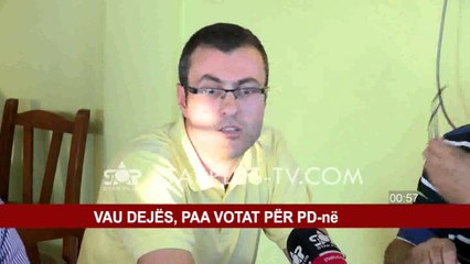 VAU DEJËS, PAA VOTAT PËR PD-në