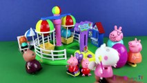 Пеппа свинья надувной шарик поездка игрушка весело Пеппа свинья сюрприз Яйца