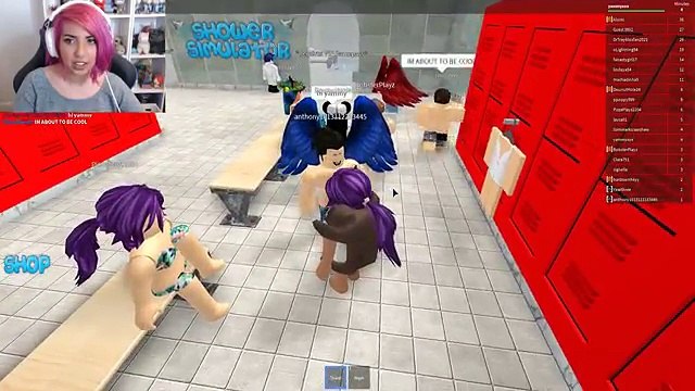 Un et un à un un à sur douche douche étrangers prise avec Roblox yammy xox