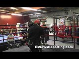 egis sparring ron ellis good sparring at the robert garcia boxing academy in oxnard