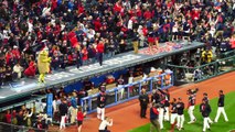 Reaction at Progressive Field as Michael Brantley hits walk off RBI double to win the home