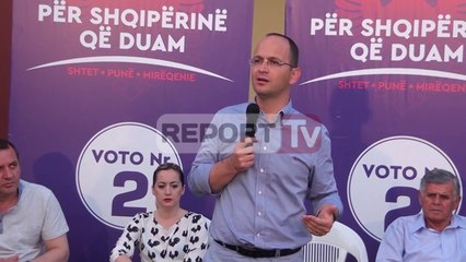 Report TV - Muriqan,Bushati:Deputetët u kujtuan për ju vetëm kur iknin në Mal të Zi