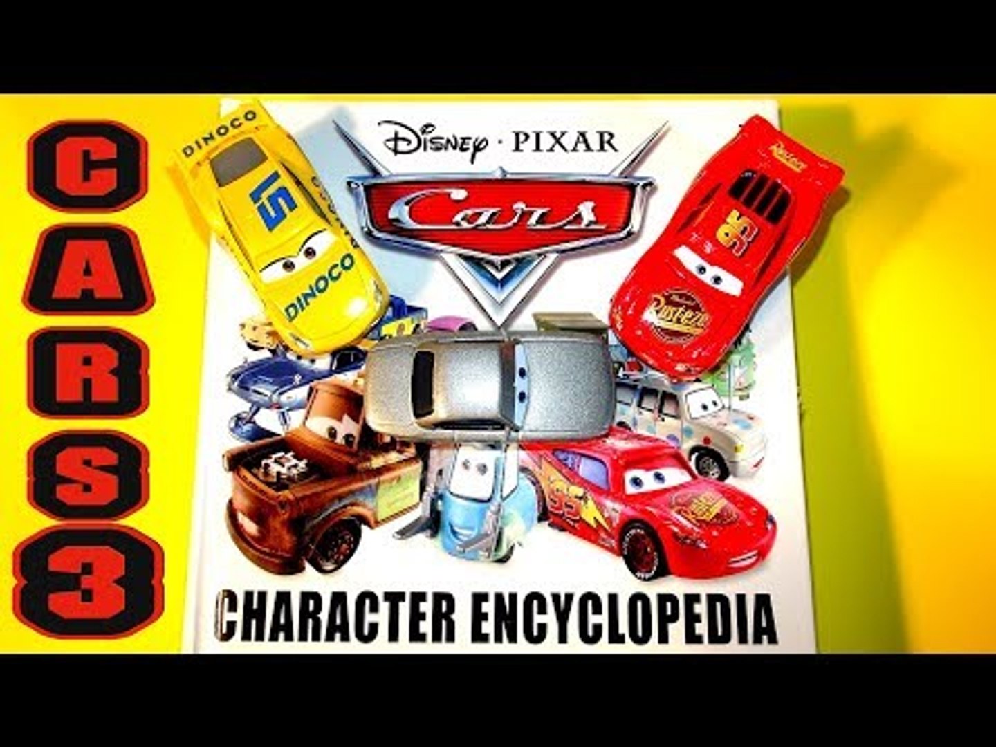 Pixar Cars 3 Character Encyclopedia Unboxing Sterling , Lightning  display picture 1