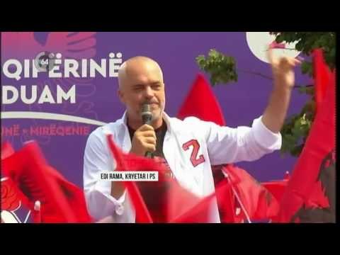 Rama në Kamzë: Të përmbysim sistemin e partive tepsi - Top Channel Albania - News - Lajme