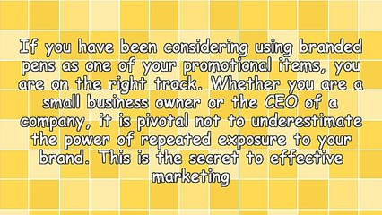 Perks of Promotional Items