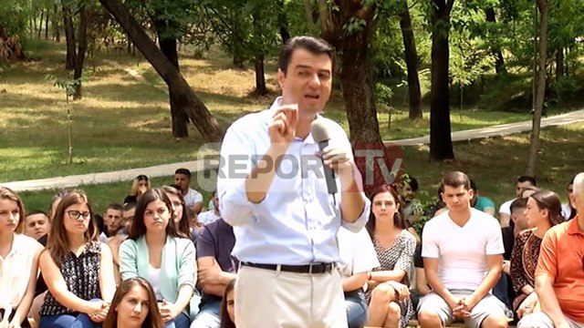 Report TV - Tiranë, Basha: Do largojmë duart e politikës nga universitetet