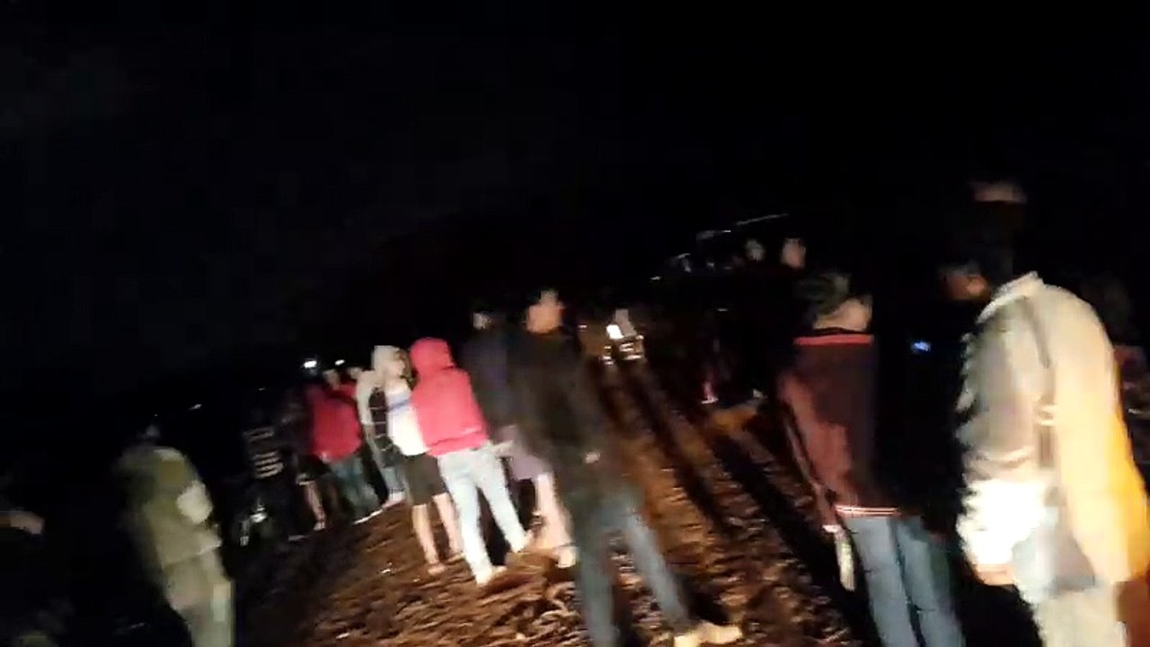 Lugar del accidente en Santa Rosamí