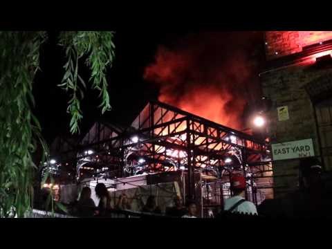 Huge Blaze Engulfs Camden Market