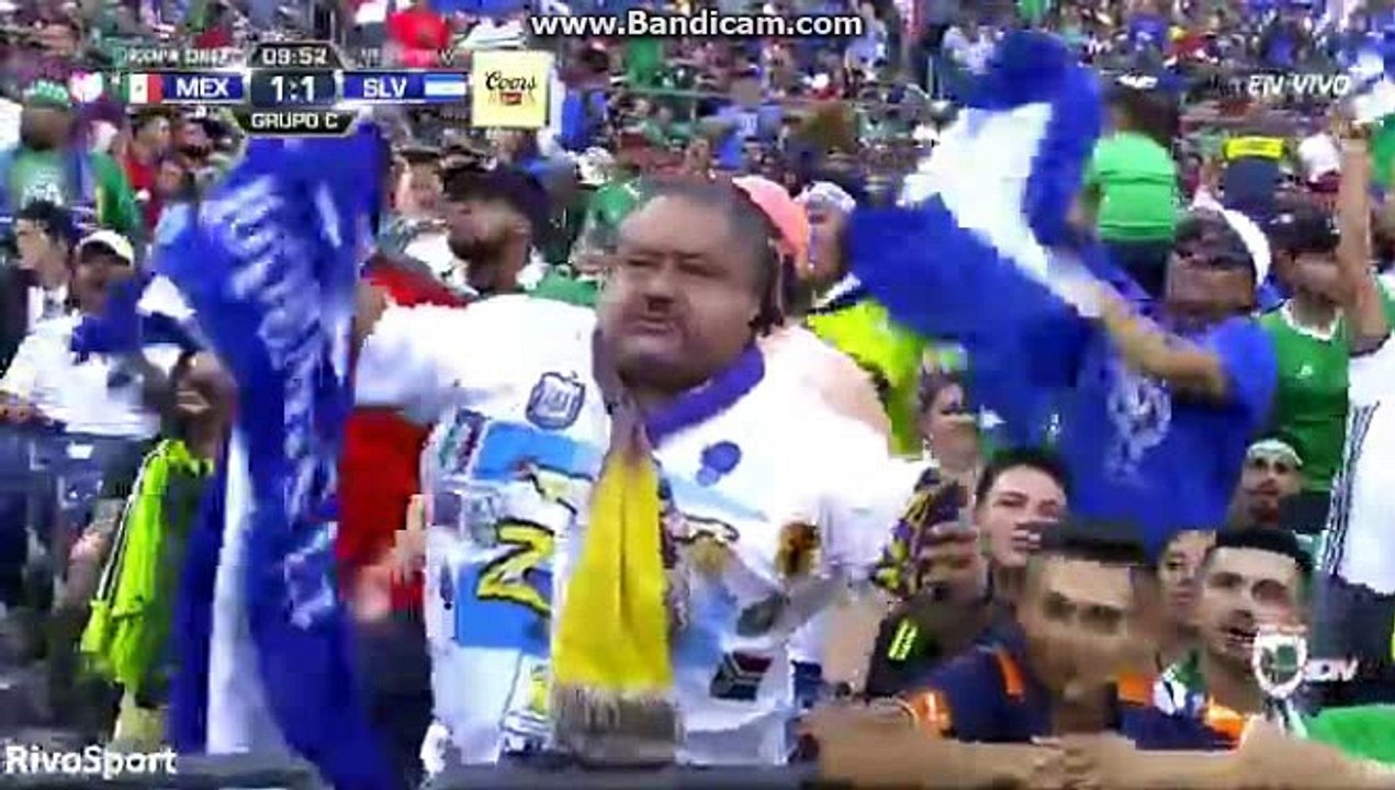 Nelson Bonilla Goal ~ Mexico vs El Salvador 1-1