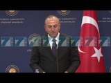 KRYEDIPLOMATI TURK CAVUSOGLU VIZITE NE SHKUP - News, Lajme - Kanali 7