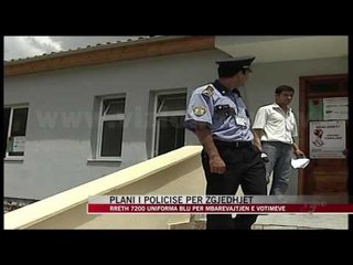 Plani i policisë për zgjedhjet, 7200 uniforma blu - News, Lajme - Vizion Plus