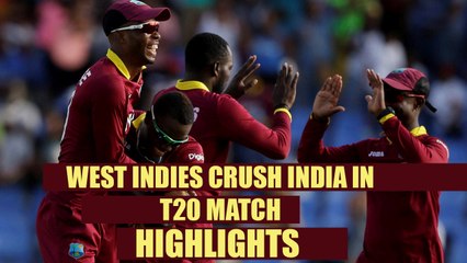 下载视频: India defeated by West Indies by 9 wickets, highlights | Oneindia News