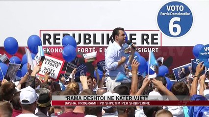 Basha: Rama dështoi në katër vjet - News, Lajme - Vizion Plus