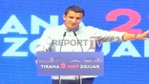 Report TV - Veliaj:Në 800 ditë, 800 punë të dielën votojmë progresin