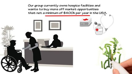 Want to buy off market hospice facilities in the USA. Clem Anderson Arizona