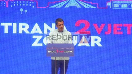 Report TV - Veliaj:Në 800 ditë, 800 punë të dielën votojmë progresin