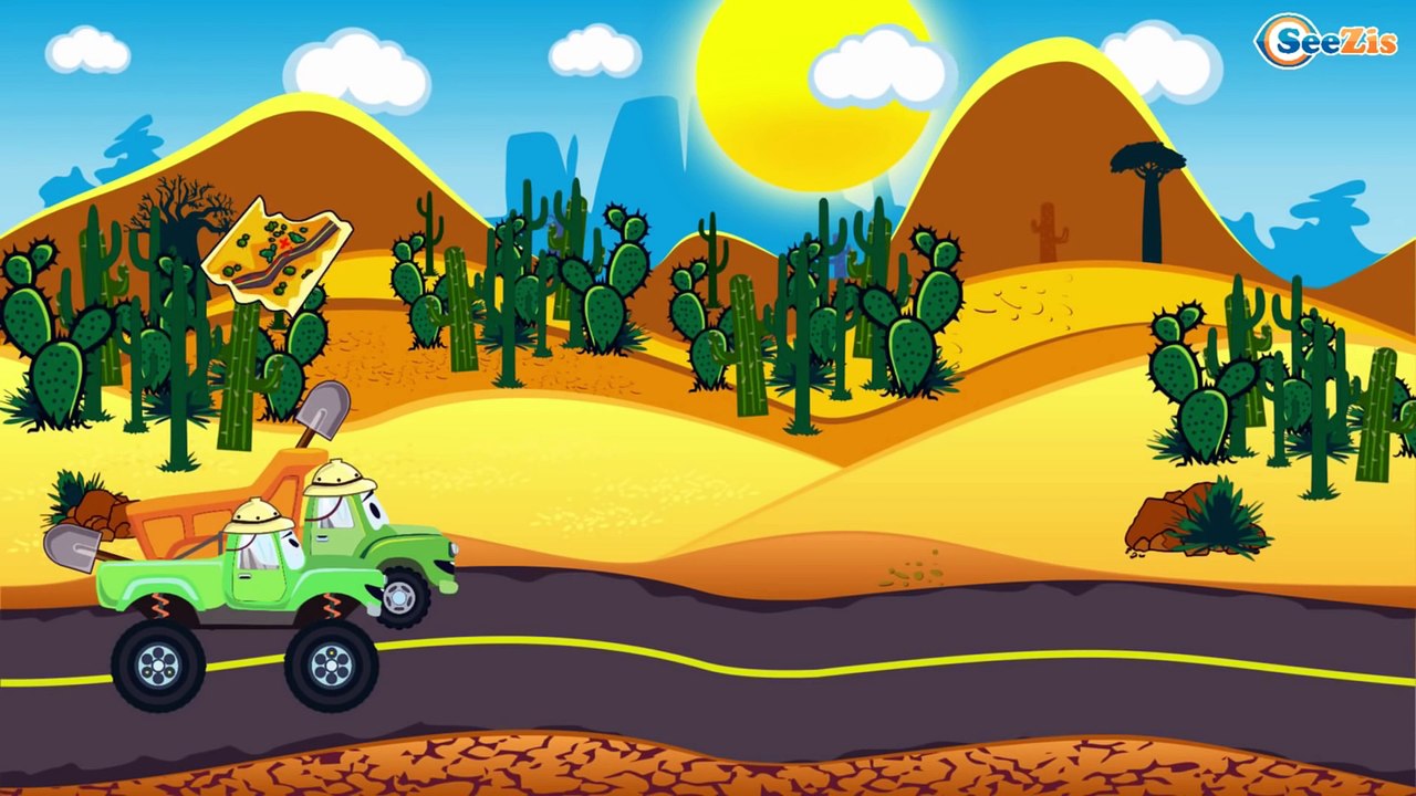 Voiture de course, Voiture de police, Camion de pompiers - Dessins animés Voitures pour bébés