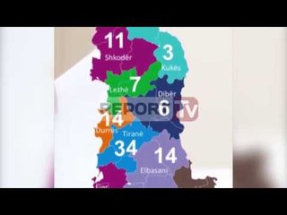Report TV - Harta elektorale, ja sa deputetë do ketë çdo qark pas 25 qershorit
