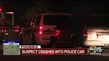 Phoenix police: suspect fled DPS, hit police car and fled