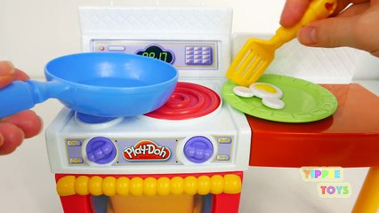 Y cocina comida para hamburguesa Niños cocina horno jugar juego Doh pizza